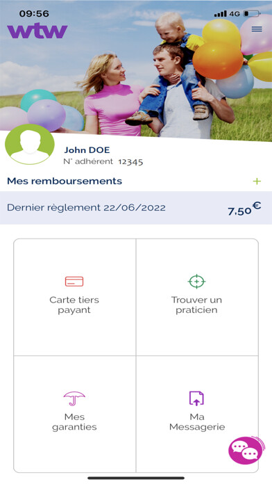 Emulate iPhone app Santé WTW using MyAndroid