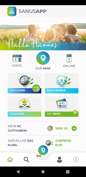 Run android online APK SANUSAPP from MyAndroid or emulate SANUSAPP using MyAndroid