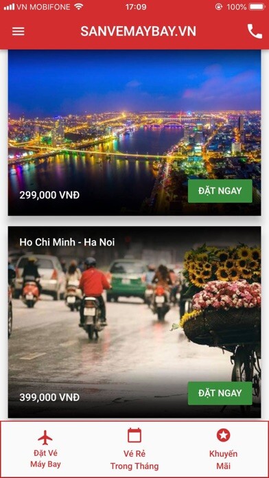 Emulate iPhone app Sanvemaybay.vn using MyAndroid