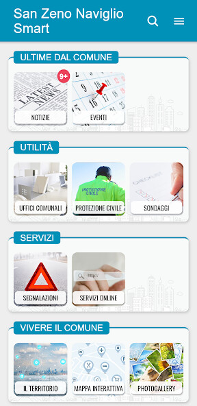 Emulate iPhone app San Zeno Naviglio Smart using MyAndroid