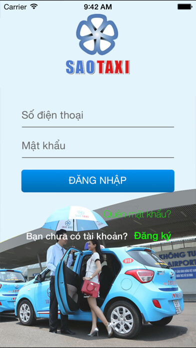 Emulate iPhone app Sao Taxi using MyAndroid Emulate iPhone app Sao Taxi using MyAndroid