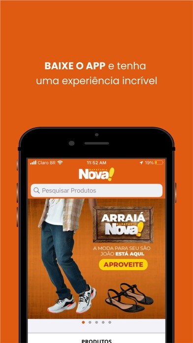 Emulate iPhone app Sapataria Nova - loja online using MyAndroid Emulate iPhone app Sapataria Nova - loja online using MyAndroid