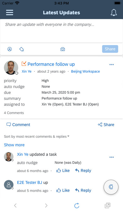 Emulate iPhone app SAP Build Work Zone Advanced using MyAndroid