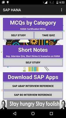 Emulate Android APK SAP HANA Interview Reference