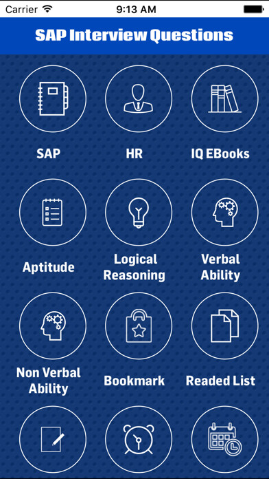 Emulate iPhone app SAP -  Interview Questions using MyAndroid