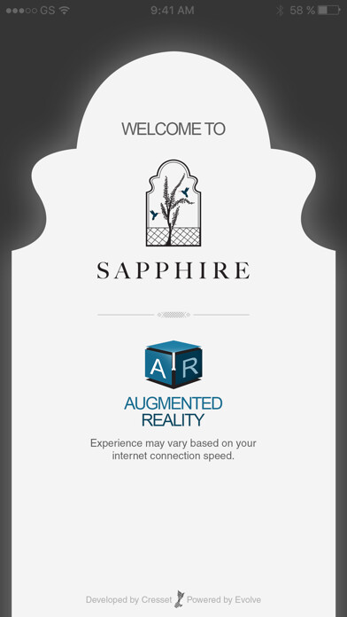 Emulate iPhone app Sapphire AR using MyAndroid