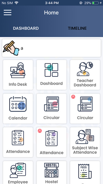 Emulate iPhone app Sapphire CBSE School using MyAndroid Emulate iPhone app Sapphire CBSE School using MyAndroid