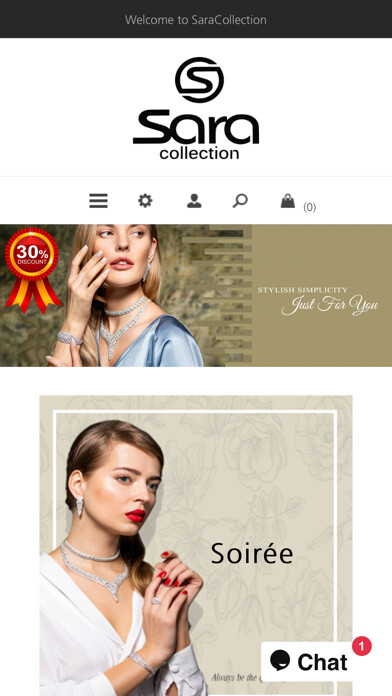 Emulate iPhone app Sara Collection using MyAndroid