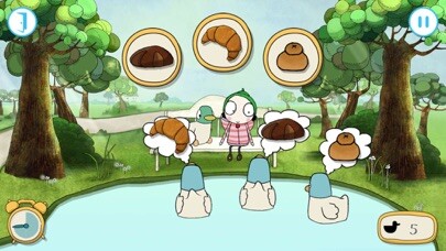 Emulate iPhone app Sarah & Duck - Day at the Park using MyAndroid