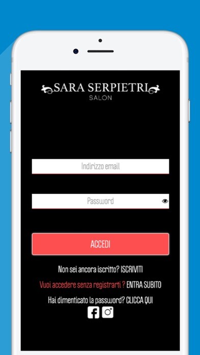 Emulate iPhone app Sara Serpietri Salon using MyAndroid Emulate iPhone app Sara Serpietri Salon using MyAndroid