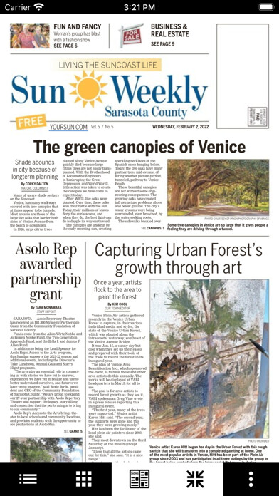 Emulate iPhone app Sarasota Sun Weekly using MyAndroid Emulate iPhone app Sarasota Sun Weekly using MyAndroid