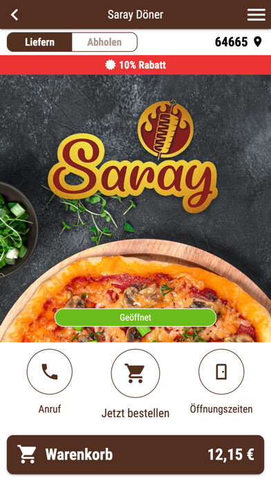 Emulate iPhone app Saray Döner using MyAndroid Emulate iPhone app Saray Döner using MyAndroid