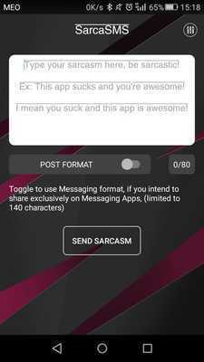 Emulate Android APK Sarcasms App Emulate Android APK Sarcasms App