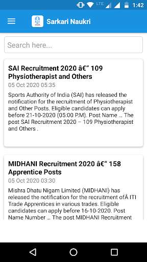 Run android online APK Sarkari Naukri - Govt Job Updates from MyAndroid or emulate Sarkari Naukri - Govt Job Updates using MyAndroid Run android online APK Sarkari Naukri - Govt Job Updates from MyAndroid or emulate Sarkari Naukri - Govt Job Updates using MyAndroid