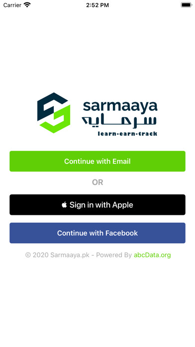 Emulate iPhone app Sarmaaya using MyAndroid Emulate iPhone app Sarmaaya using MyAndroid