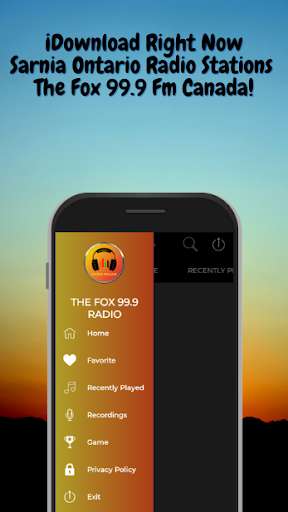 Run android online APK Sarnia Ontario Radio Stations The Fox 99.9 Fm from MyAndroid or emulate Sarnia Ontario Radio Stations The Fox 99.9 Fm using MyAndroid