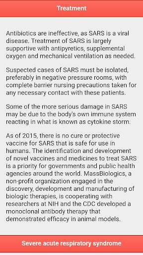 Run android online APK SARS Disease from MyAndroid or emulate SARS Disease using MyAndroid