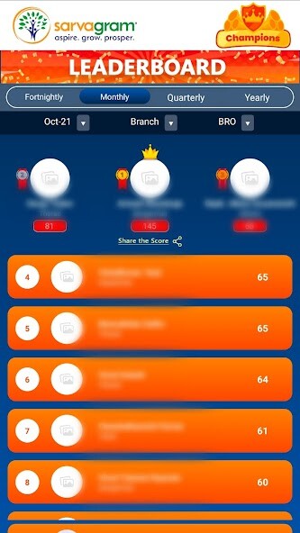 Run android online APK SarvaGram Leaderboard from MyAndroid or emulate SarvaGram Leaderboard using MyAndroid