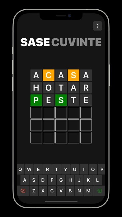 Emulate iPhone app Sase Cuvinte using MyAndroid Emulate iPhone app Sase Cuvinte using MyAndroid
