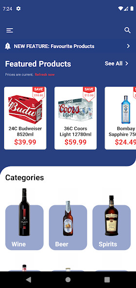 Run android online APK Sask Liquor Pricing from MyAndroid or emulate Sask Liquor Pricing using MyAndroid