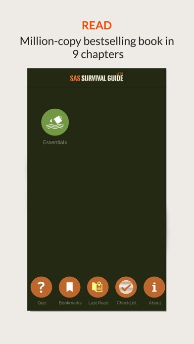 Emulate iPhone app SAS Survival Guide - Lite using MyAndroid