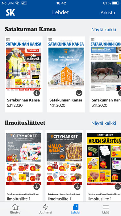 Run android online APK Satakunnan Kansa from MyAndroid or emulate Satakunnan Kansa using MyAndroid