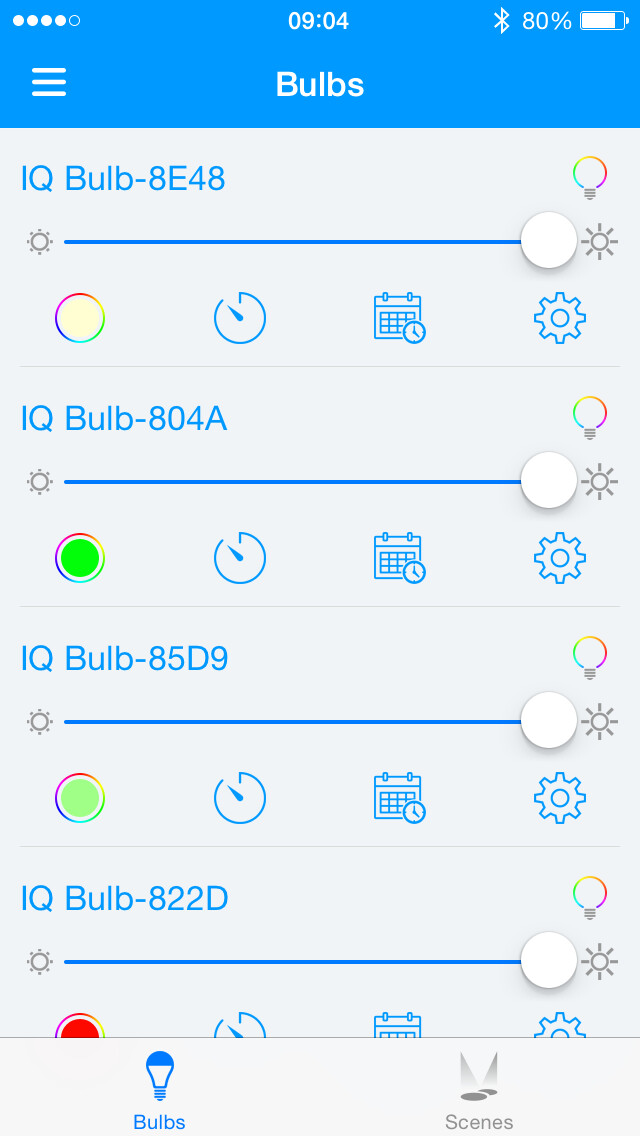 Emulate iPhone app Satechi LED Spectrum using MyAndroid