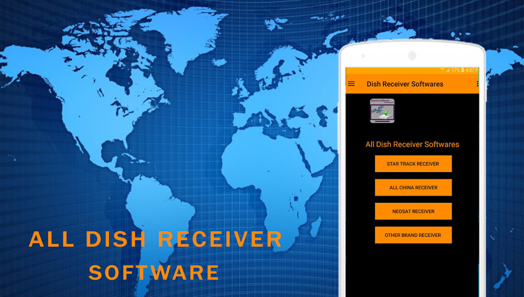 Run android online APK Satellite Dish Receiver Soft from MyAndroid or emulate Satellite Dish Receiver Soft using MyAndroid
