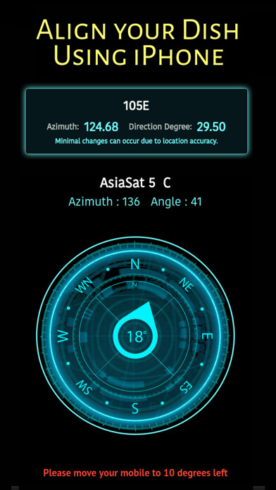 Emulate iPhone app Satellite TV Finder, Dish 360 using MyAndroid Emulate iPhone app Satellite TV Finder, Dish 360 using MyAndroid