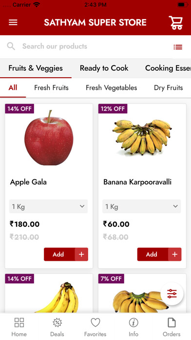 Emulate iPhone app SATHYAM SUPER STORE using MyAndroid Emulate iPhone app SATHYAM SUPER STORE using MyAndroid