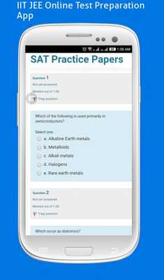 Emulate Android APK SAT Online Test app
