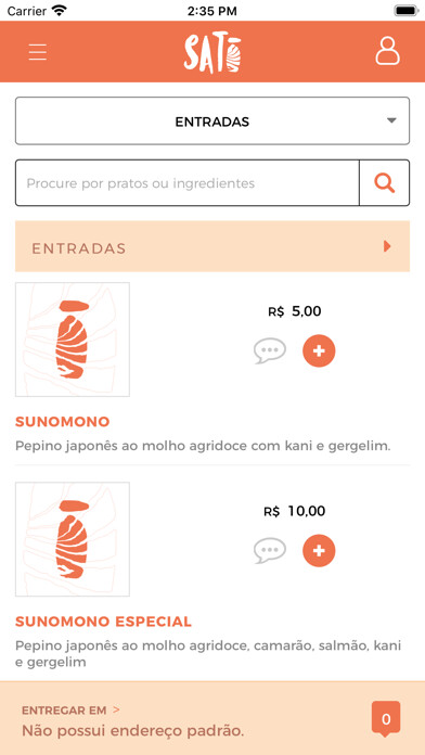 Emulate iPhone app Sato Sushi Delivery using MyAndroid Emulate iPhone app Sato Sushi Delivery using MyAndroid