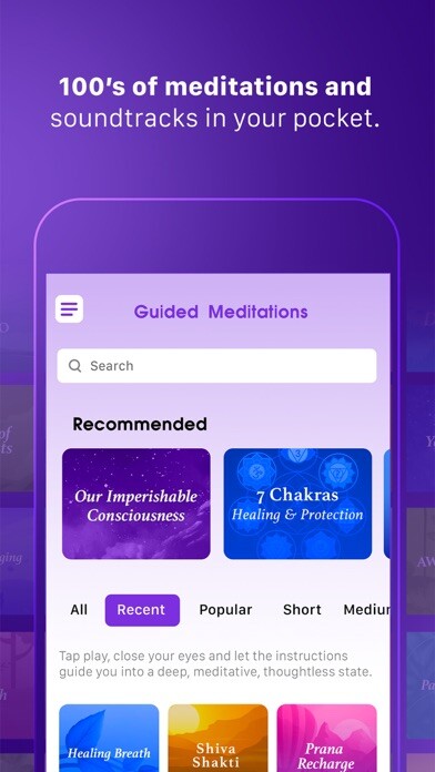 Emulate iPhone app Sattva Meditations & Mantras using MyAndroid Emulate iPhone app Sattva Meditations & Mantras using MyAndroid