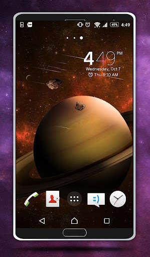 Run android online APK Saturn Live Wallpaper from MyAndroid or emulate Saturn Live Wallpaper using MyAndroid