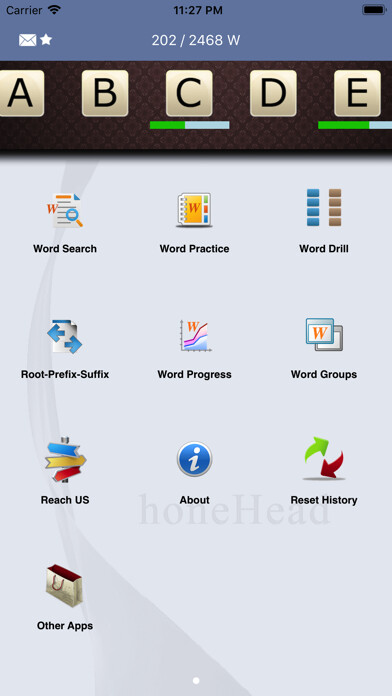 Emulate iPhone app SAT Vocabulary Lite using MyAndroid Emulate iPhone app SAT Vocabulary Lite using MyAndroid