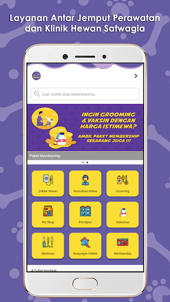 Run android online APK Satwagia - Dokter Hewan,Konsultasi Online,Grooming from MyAndroid or emulate Satwagia - Dokter Hewan,Konsultasi Online,Grooming using MyAndroid