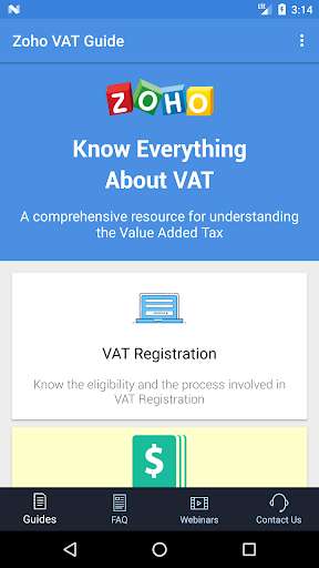 Run android online APK Saudi Arabia VAT Guide from MyAndroid or emulate Saudi Arabia VAT Guide using MyAndroid