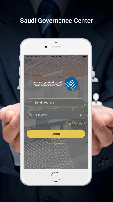 Emulate iPhone app Saudi Governance Center APP using MyAndroid Emulate iPhone app Saudi Governance Center APP using MyAndroid