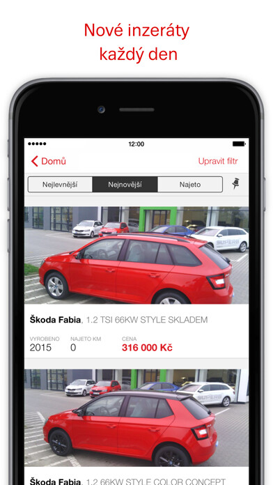 Emulate iPhone app Sauto.cz using MyAndroid