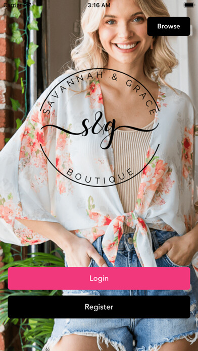 Emulate iPhone app Savannah and Grace Boutique using MyAndroid Emulate iPhone app Savannah and Grace Boutique using MyAndroid
