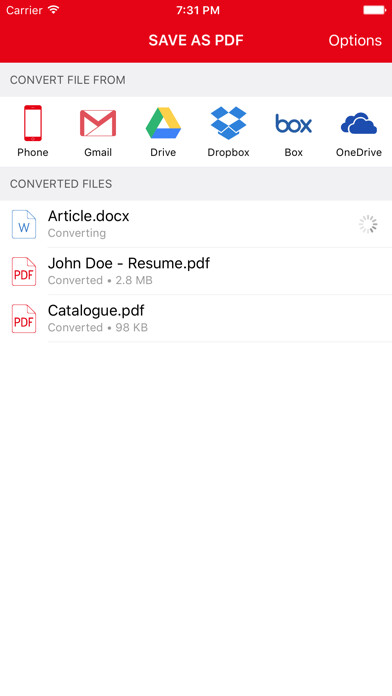 Emulate iPhone app Save as PDF - from Anywhere - Convert Text, Word, Excel, OpenOffice, LibreOffice and other files to PDF - All in one PDF Converter using MyAndroid Emulate iPhone app Save as PDF - from Anywhere - Convert Text, Word, Excel, OpenOffice, LibreOffice and other files to PDF - All in one PDF Converter using MyAndroid