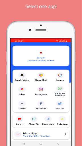 Run android online APK Save It -Whatsapp, IG, TikTok Videos & Pics Saver. from MyAndroid or emulate Save It -Whatsapp, IG, TikTok Videos & Pics Saver. using MyAndroid Run android online APK Save It -Whatsapp, IG, TikTok Videos & Pics Saver. from MyAndroid or emulate Save It -Whatsapp, IG, TikTok Videos & Pics Saver. using MyAndroid