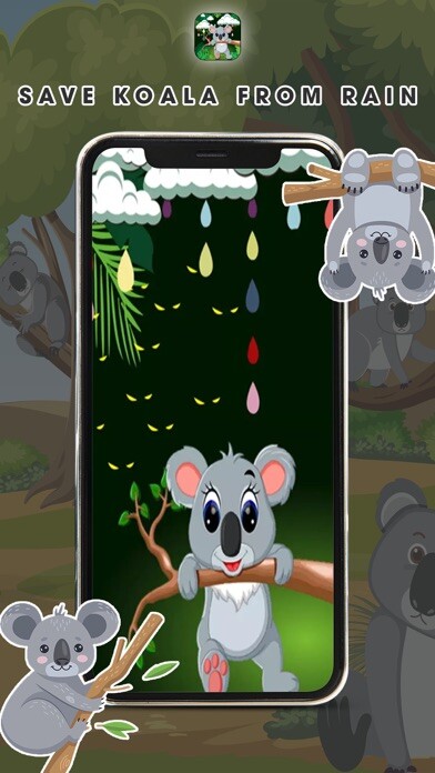 Emulate iPhone app Save Koala From Rain using MyAndroid Emulate iPhone app Save Koala From Rain using MyAndroid