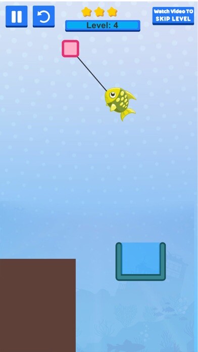 Emulate iPhone app Save My Fish - Physics Puzzle using MyAndroid Emulate iPhone app Save My Fish - Physics Puzzle using MyAndroid