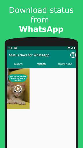 Run android online APK Saver for WhatsApp from MyAndroid or emulate Saver for WhatsApp using MyAndroid