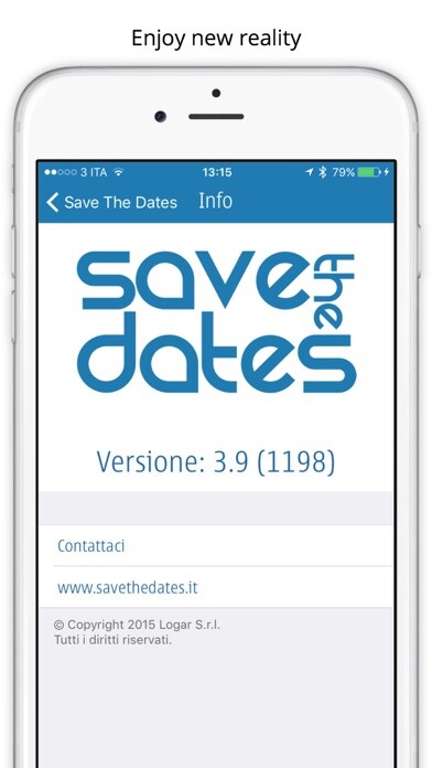 Emulate iPhone app Save The Dates using MyAndroid