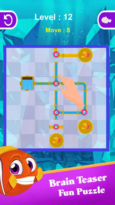 Emulate iPhone app Save The Fish : Pipes Connect using MyAndroid Emulate iPhone app Save The Fish : Pipes Connect using MyAndroid