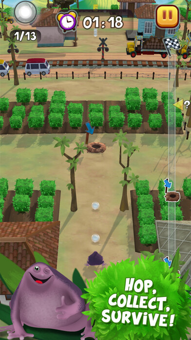 Emulate iPhone app Save the Purple Frog Game using MyAndroid Emulate iPhone app Save the Purple Frog Game using MyAndroid