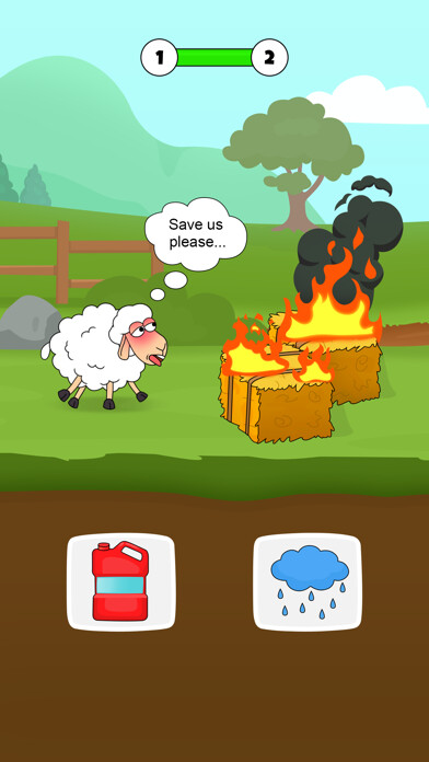 Emulate iPhone app Save The Sheep - Rescue Game using MyAndroid Emulate iPhone app Save The Sheep - Rescue Game using MyAndroid