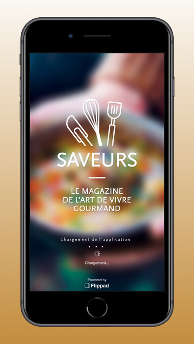 Emulate iPhone app Saveurs magazine using MyAndroid Emulate iPhone app Saveurs magazine using MyAndroid